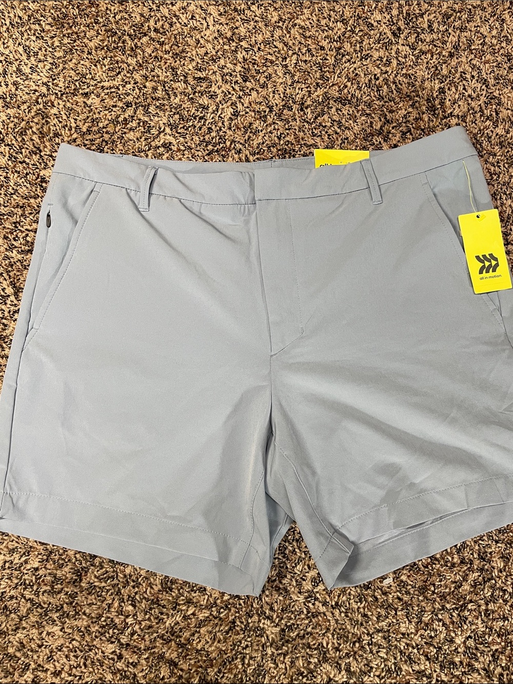 Men's Performance Golf Shorts Blue Size 38 All In Motion NWT